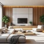 Des murs revisités pour un espace agrandi