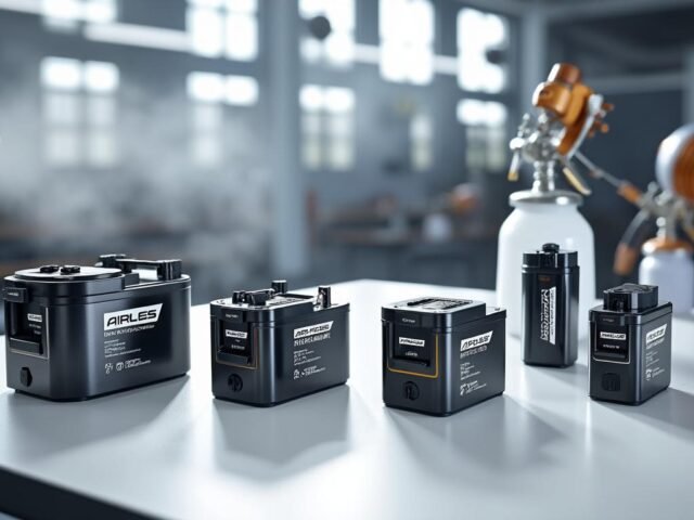 Guide comparatif des meilleures batteries airless pour pistolet à peinture