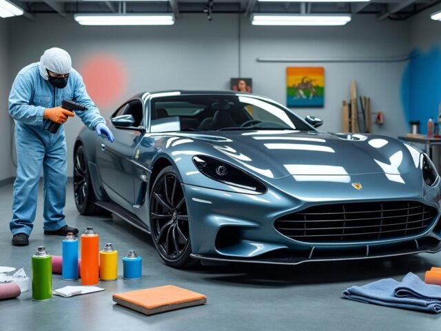 Guide pratique pour peindre une voiture au pistolet