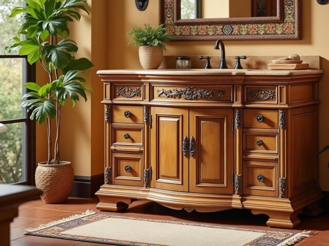 Meuble de salle de bain style Espagne : design méditerranéen, qualité artisanale et innovations durables
