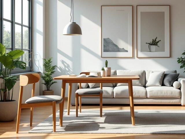 Meubles pliables : gain de place et esthétique