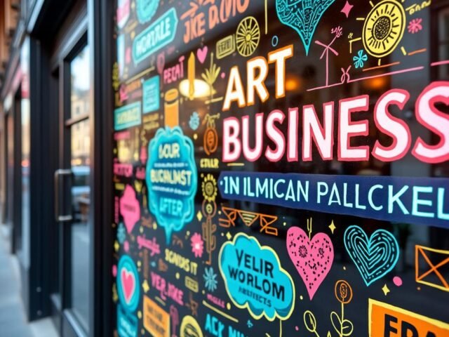 Peinture sur vitrine : tarifs, entreprises pour devis et techniques