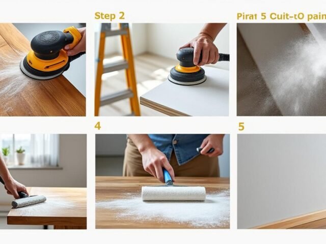 Pourquoi poncer avant de peindre ? 9 étapes pour un résultat professionnel