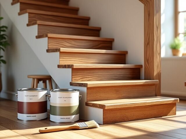Quelle peinture utiliser pour un escalier en bois ?