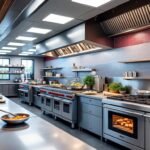 Revêtement mural pour cuisine professionnelle