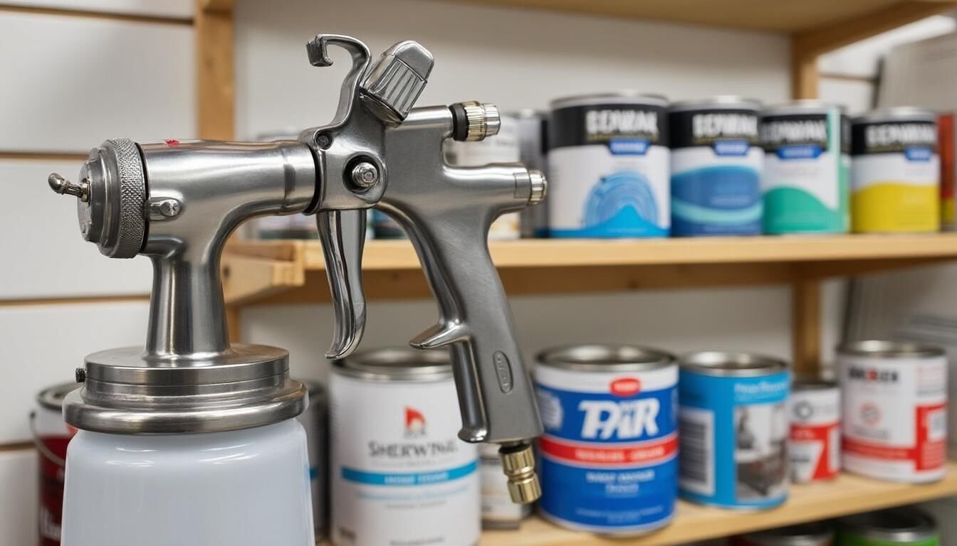 choix de la peinture et de la peinture pour airless