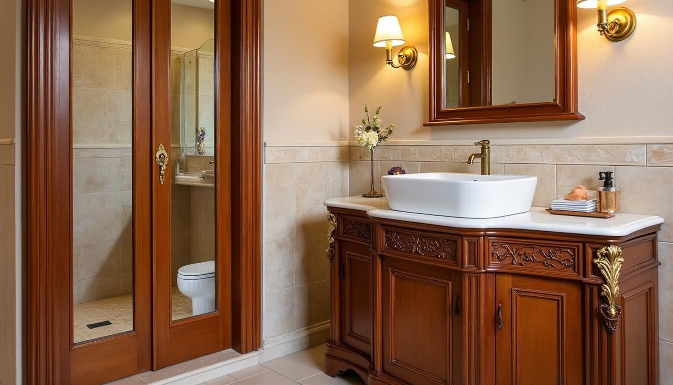 Découvrez notre collection de meubles de salle de bain au style espagnol, alliant élégance et fonctionnalité. Transformez votre espace avec des designs authentiques, des matériaux de qualité et une touche méditerranéenne. Idéal pour créer une ambiance chaleureuse et accueillante dans votre salle de bain.