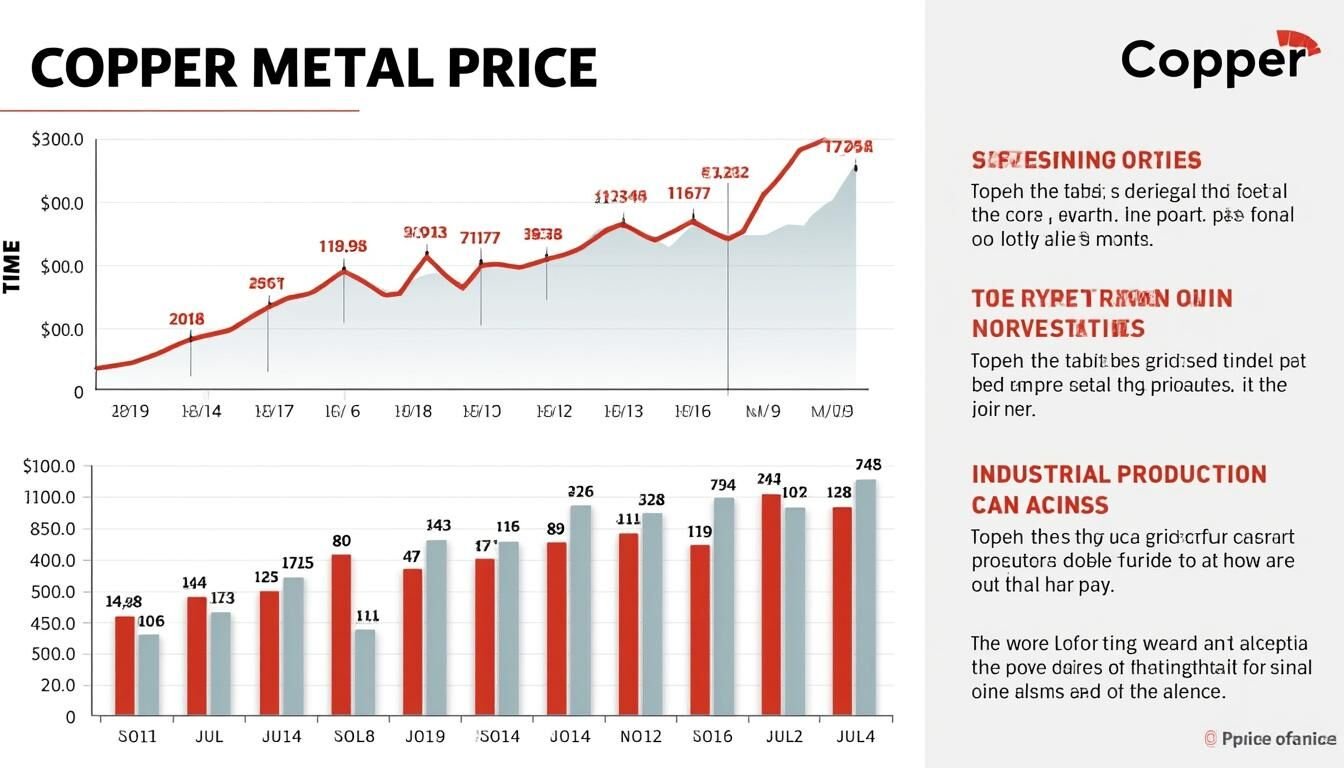 Découvrez les prévisions du prix du cuivre au kilo en 2025 et suivez les cours du jour pour rester informé sur les tendances du marché du cuivre. Ne manquez pas nos analyses et conseils sur les investissements liés au cuivre.