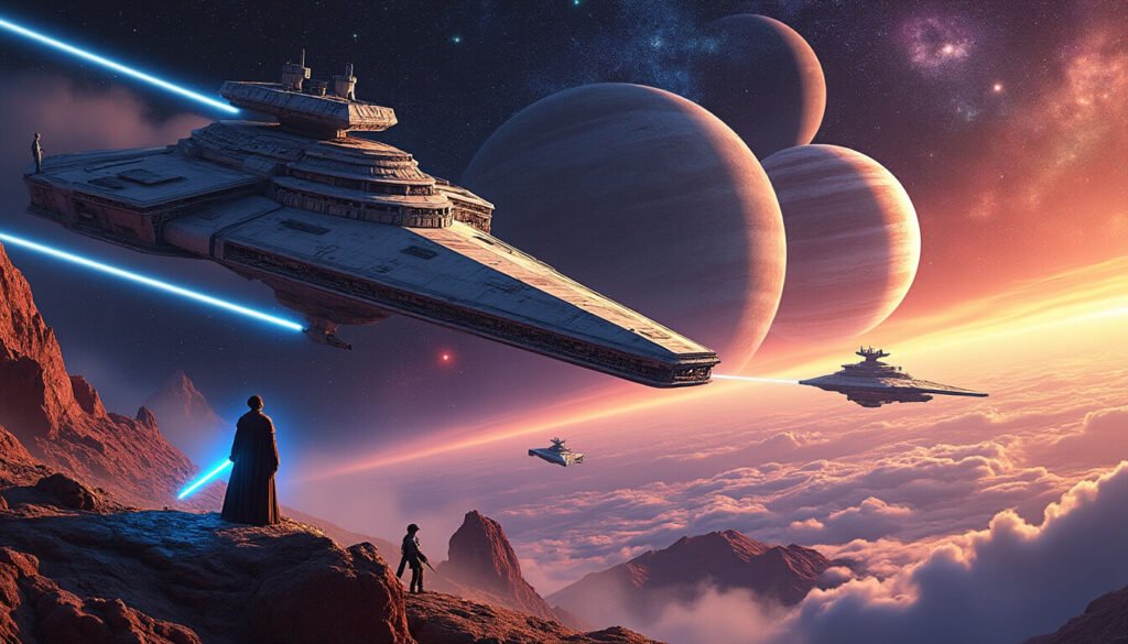 Découvrez notre collection incontournable d'affiches Star Wars ! Idéales pour les fans, ces affiches uniques subliment votre décoration et célèbrent l'univers légendaire de la saga. Livraison rapide.