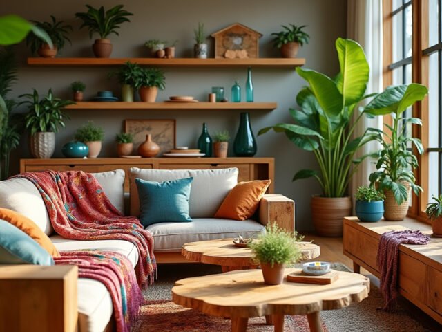 Décoration éco-responsable : où trouver des matériaux recyclés