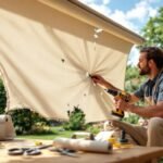 Réparer une bâche de pergola : solutions rapides et efficaces