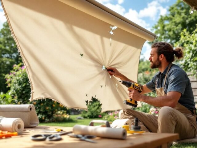 Réparer une bâche de pergola : solutions rapides et efficaces
