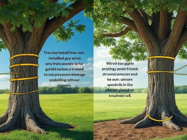 Techniques Efficaces et Pièges à Éviter dans l’Haubanage des Arbres