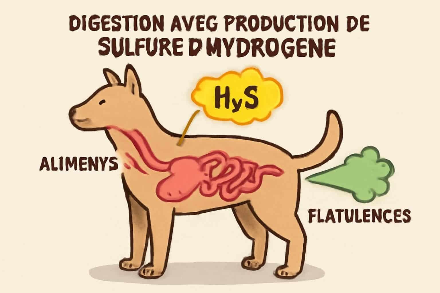 Découvrez comment identifier la cause des flatulences à l'odeur d'œuf pourri chez votre animal et trouvez des solutions pour améliorer sa santé digestive.