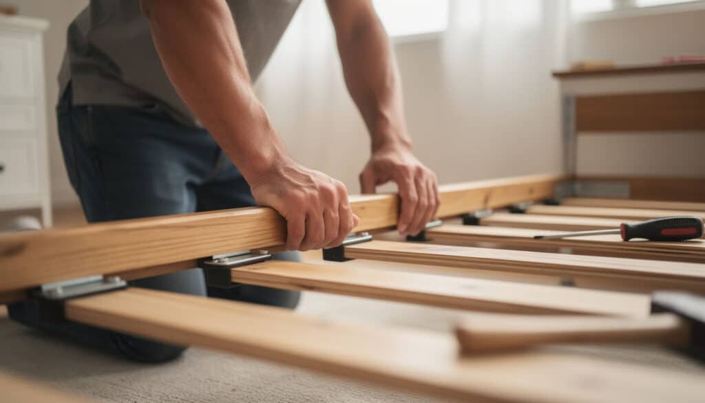 Découvrez nos conseils pratiques pour remettre facilement une latte de lit afin de garantir confort et stabilité à votre matelas.