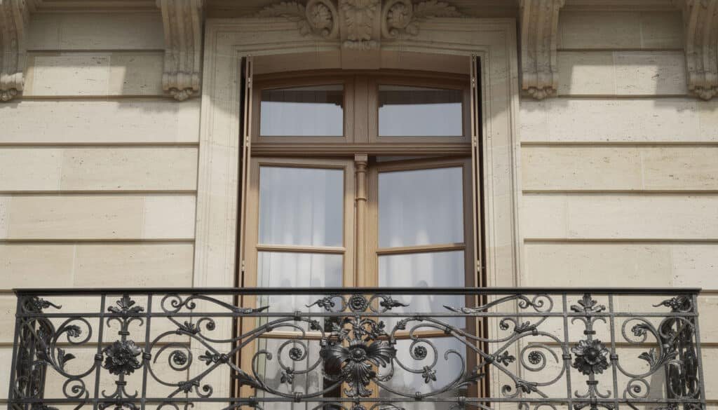Découvrez notre fenêtre haussmannienne sur-mesure avec mouton et gueule de loup, réalisée par un atelier parisien spécialisé. Alliez authenticité et qualité pour sublimer vos intérieurs.