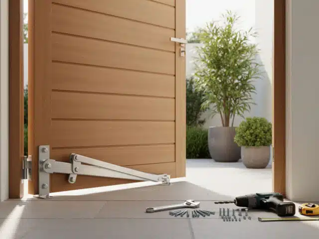 Guide complet pour poser un régulateur de pente sur un portail