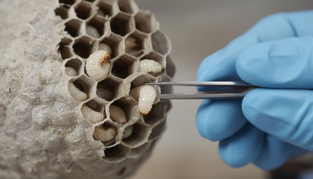 Apprenez à identifier les larves de guêpe et découvrez des méthodes efficaces pour vous en débarrasser rapidement et en toute sécurité.