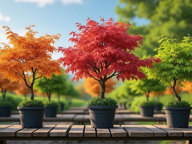 Achetez vos érables du Japon greffés en ligne chez notre pépinière spécialisée