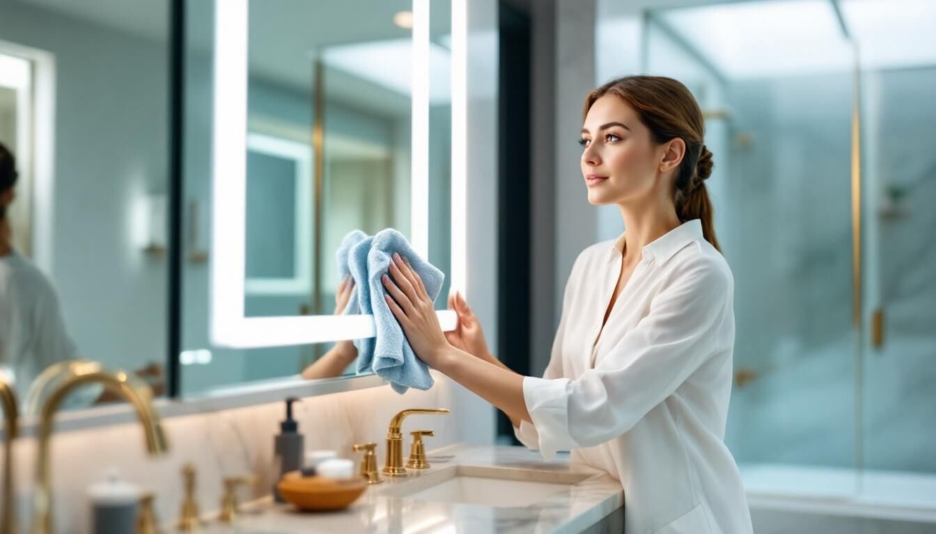 Découvrez le miroir LED qui transforme votre salle de bain sombre en un spa de luxe lumineux et élégant, pour une expérience bien-être unique à domicile.