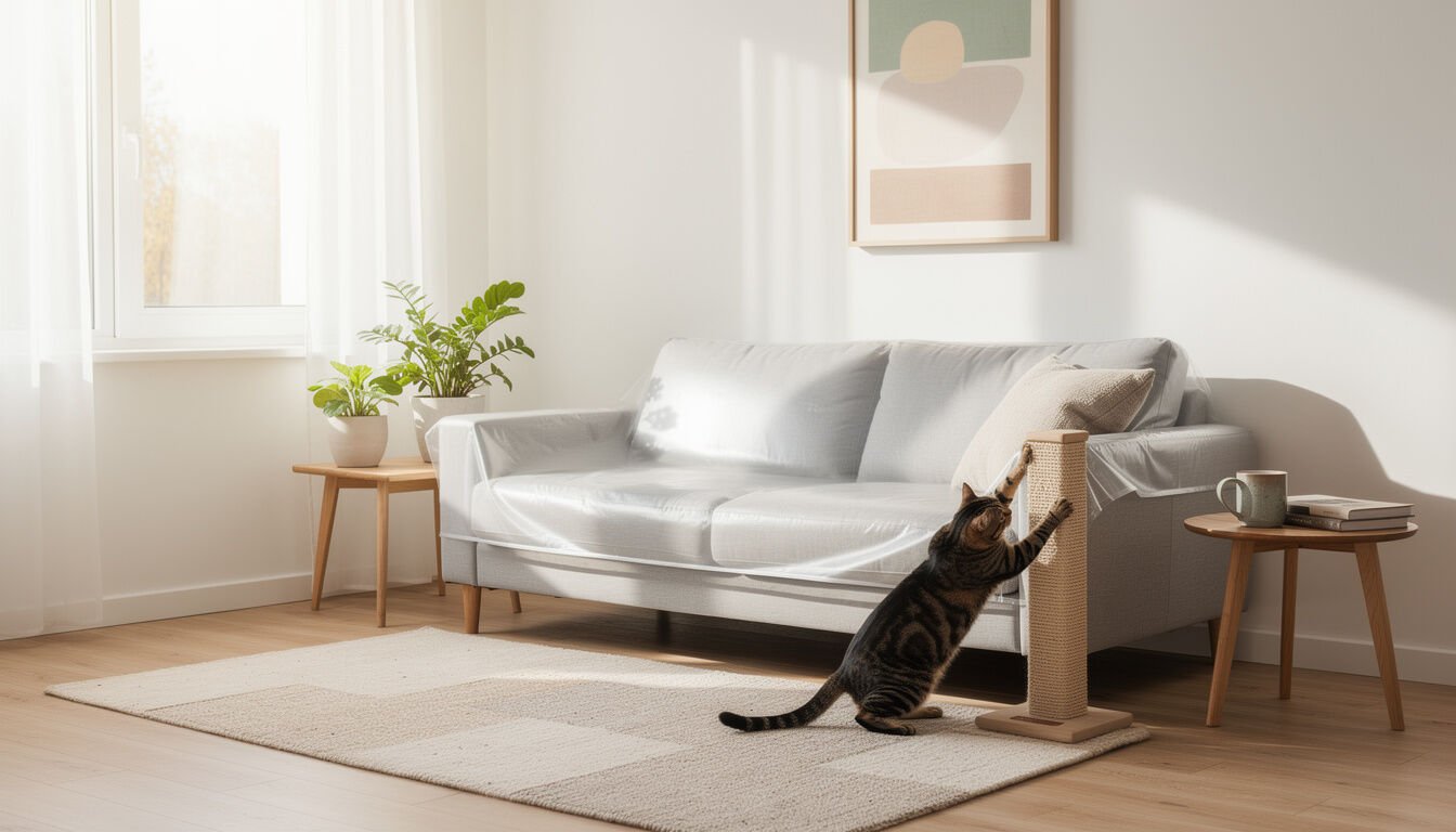 Découvrez 5 méthodes simples et efficaces pour protéger votre canapé des griffures de votre chat et préserver votre mobilier avec des astuces faciles à appliquer.
