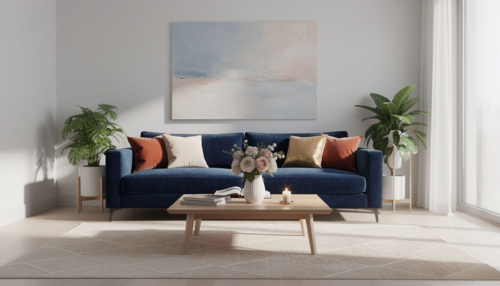 Découvrez comment choisir la décoration idéale pour mettre en valeur un canapé bleu, avec des conseils sur les couleurs, les accessoires et le style à adopter.