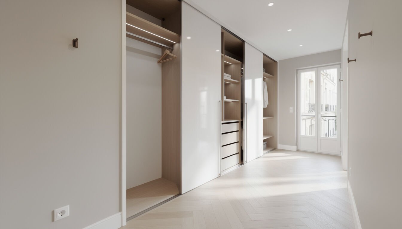 Créez un dressing personnalisé qui reflète parfaitement vos goûts et besoins. Optimisez votre espace avec style et fonctionnalité grâce à nos solutions sur mesure.