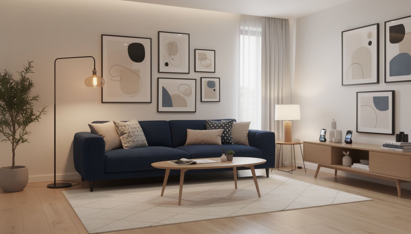 Découvrez nos conseils pour choisir la décoration parfaite qui mettra en valeur votre canapé bleu et créera une ambiance harmonieuse et élégante dans votre salon.