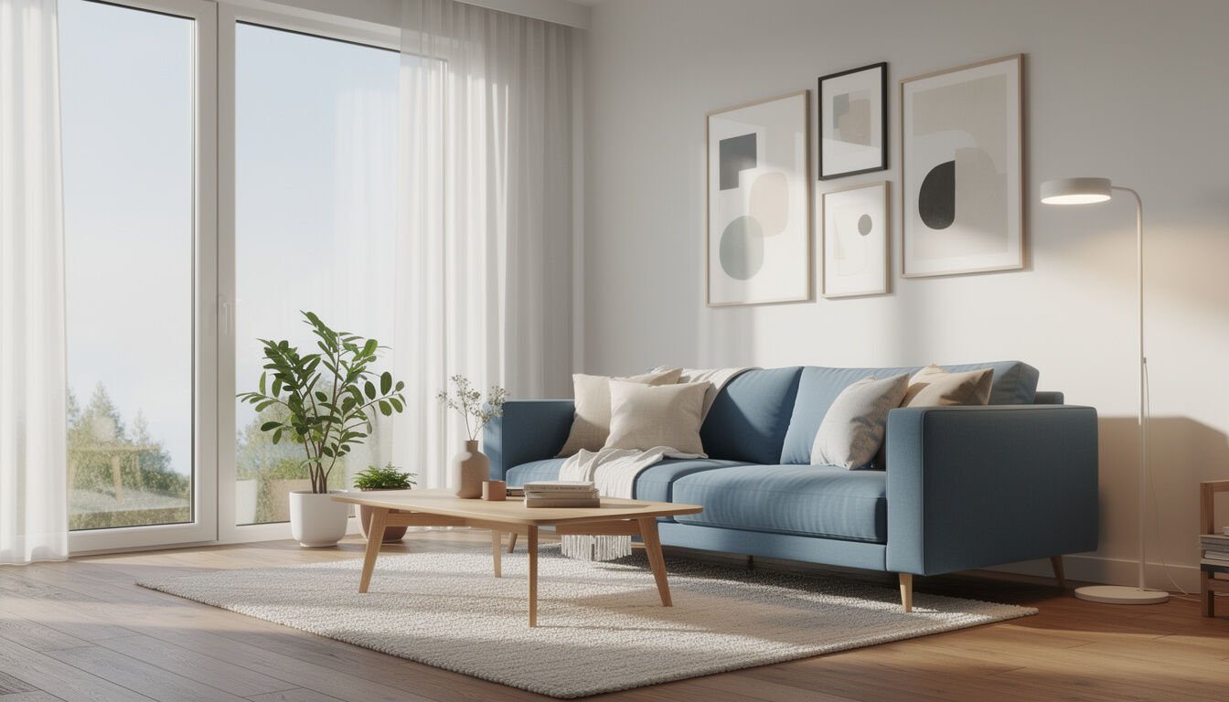 Découvrez nos conseils et idées déco pour harmoniser votre intérieur avec un canapé bleu et créer une ambiance élégante et chaleureuse.