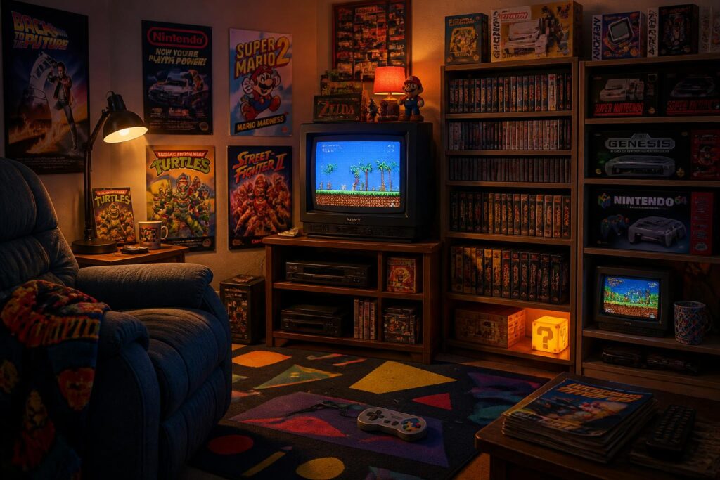 découvrez comment aménager l'espace parfait pour le rétrogaming, alliant confort, esthétique et fonctionnalité pour une expérience de jeu nostalgique inoubliable.