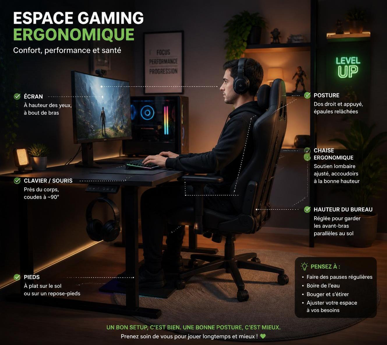 découvrez nos conseils essentiels pour prévenir les troubles musculo-squelettiques chez les joueurs de gaming et préserver leur santé lors de leurs sessions de jeu.
