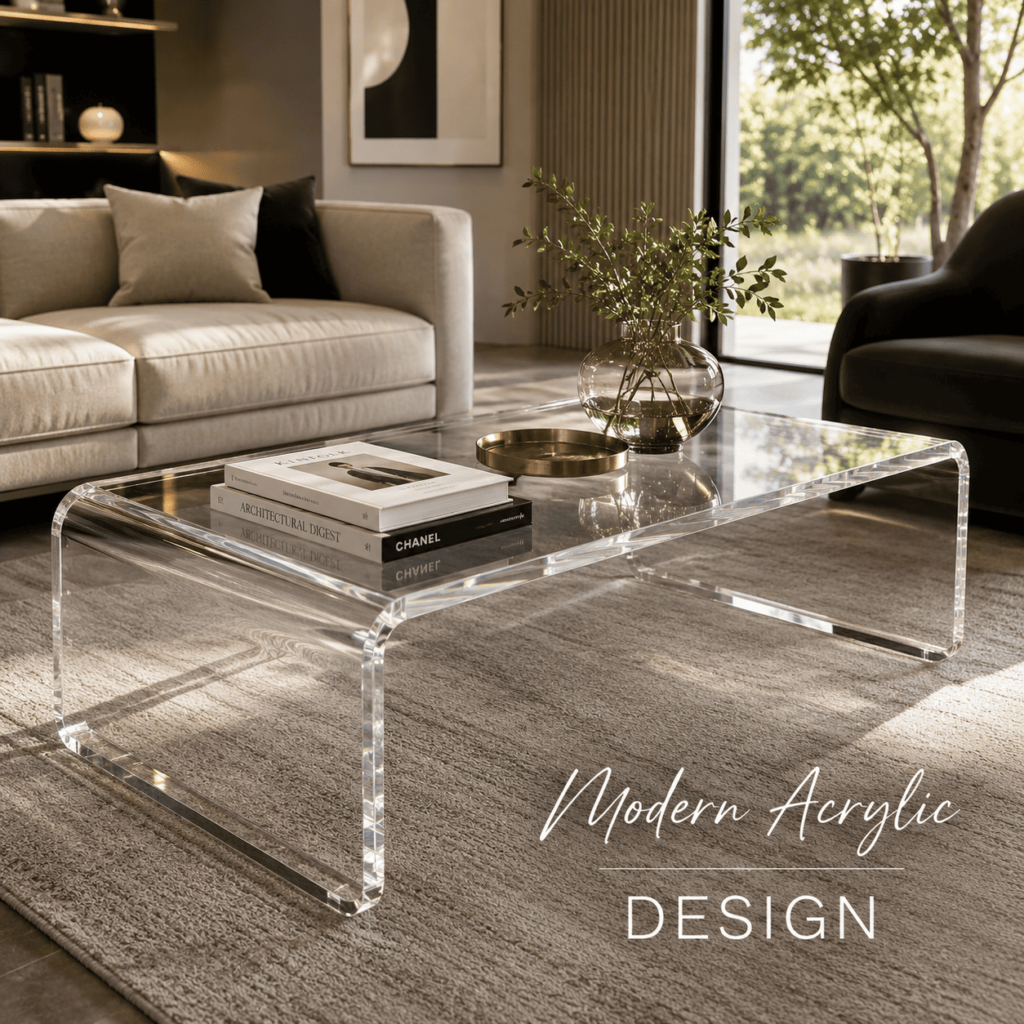 table basse plexiglas
