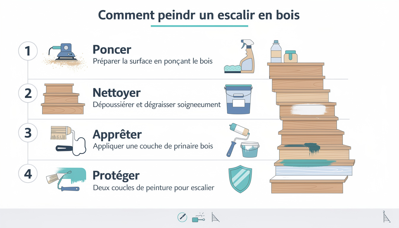 découvrez notre guide complet pour peindre un escalier en bois et rénover votre intérieur étape par étape avec des conseils pratiques et astuces.