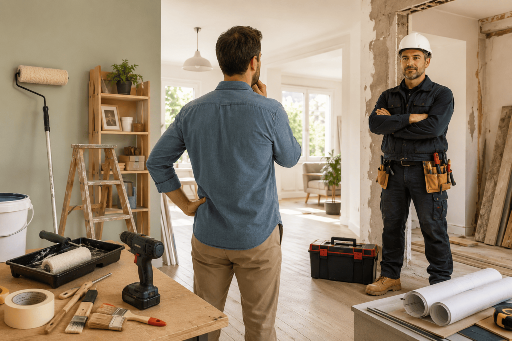 Choisir entre bricolage ou professionnel 