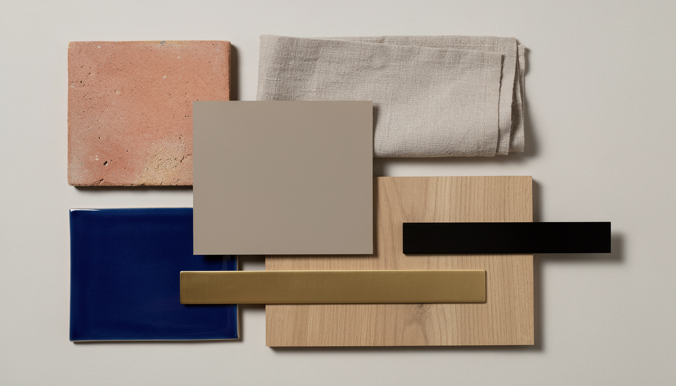 découvrez les couleurs tendance pour votre maison : taupe chaleureux, terracotta vibrant, sable doux et bleu majorelle intense pour un intérieur moderne et élégant.